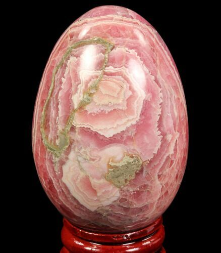 Polished Rhodochrosite Egg - Argentina #79262